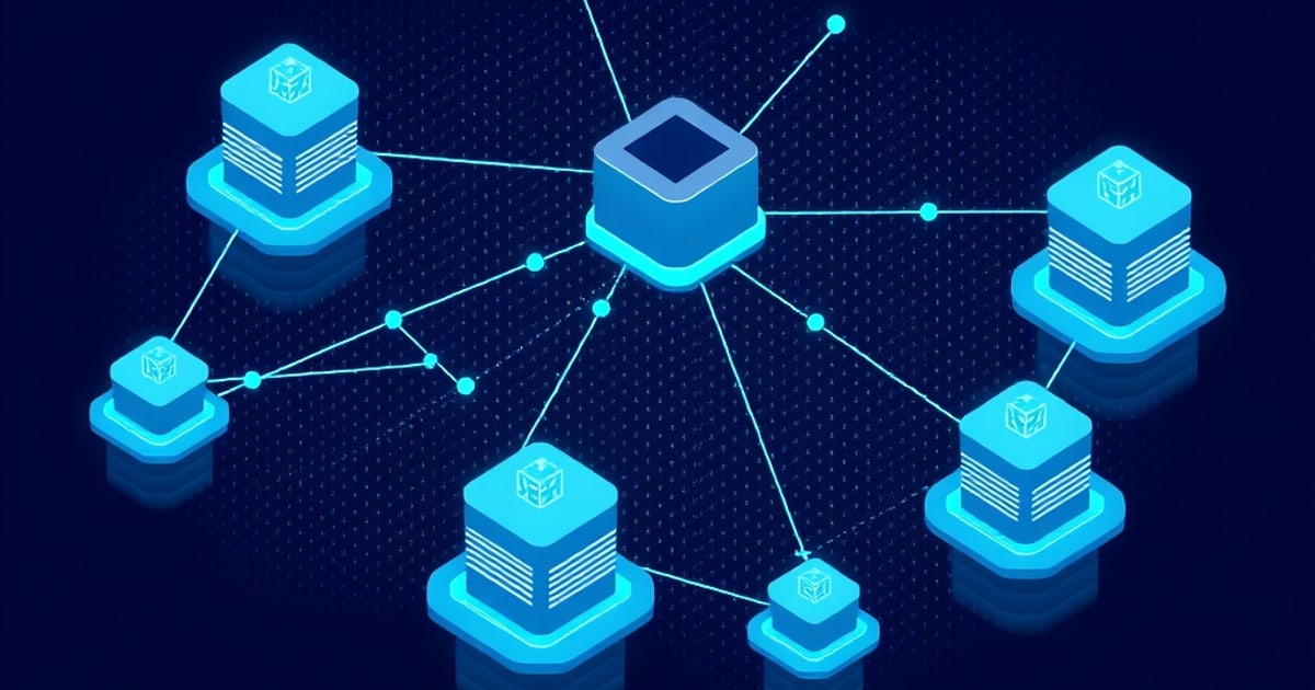 Isometric vector illustration showing data center servers being seized with Dutch and EU flags in the background